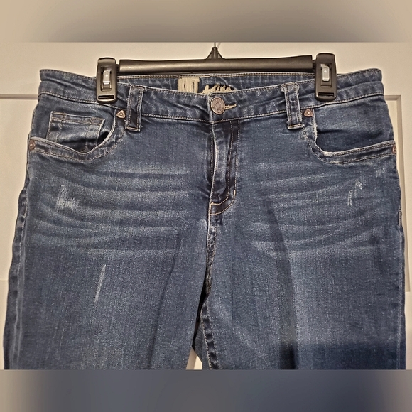 EUC Kut from the Kloth Distressed Bootcut Jeans 14 - Picture 2 of 6